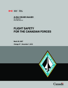 A-GA[removed]AA-001 D2-189/2007E[removed]6 FLIGHT SAFETY FOR THE CANADIAN FORCES