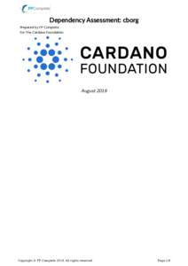 Dependency Assessment: cborg Prepared by FP Complete For The Cardano Foundation August 2018