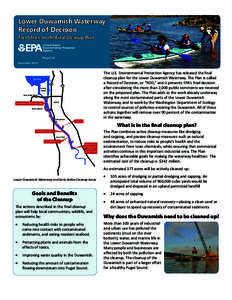 Lower Duwamish Waterway Record of Decision Fact Sheet on the Final Cleanup Plan Region 10