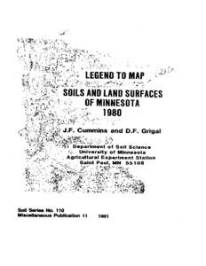 Soils and Land Surfaces of Minnesota 1980