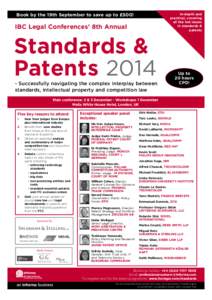 KFW82526 Standards & Patents 2014