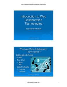 Using Web Technologies to Spur Innovation