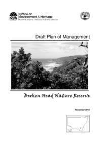 Broken Head Nature Reserve draft plan of management