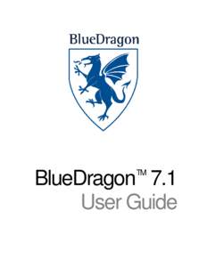 TM  BlueDragon 7.1 User Guide  NEW ATLANTA COMMUNICATIONS, LLC