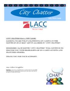 LACC City Chatter Roundup - July 2016