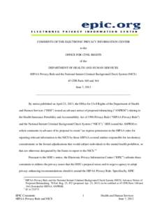 Microsoft Word - EPIC-HHS-HIPAA-Privacy-Rule[1]