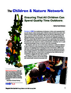 Play / Experiential learning / Children & Nature Network / Playground / Childhood / Environmental education / Outdoor recreation / Nature deficit disorder / Get Outdoors Georgia / Education / Alternative education / Outdoor education