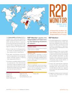 15 MAY 2014 ISSUE 15 A bimonthly bulletin by the Global Centre for the Responsibility to Protect  he Responsibility to Protect (R2P) is