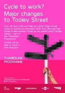 WM001741 Thameslink Tooley St A1 Poster_Cyclist.indd