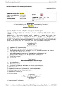 Druck- und Speicheransicht  Seite 1 von 48 Hessenrecht Rechts- und Verwaltungsvorschriften Gesamtes Gesetz