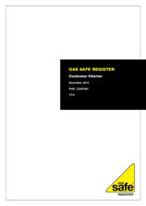 Gas Safe Register - Customer Charter