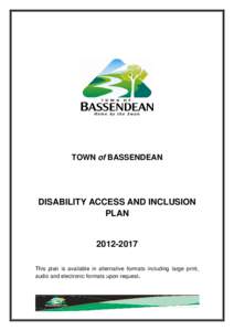 Microsoft Word - Disability Access  Inclusion PlanFinal print version (Jandoc