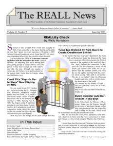 REALL News, June/July 2005, Volume 13, Number 5