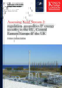 strategy paper 10  Department of War Studies & King’s Russia Institute  Assessing Nord Stream 2: