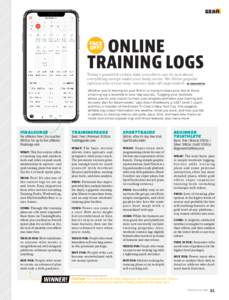 ONLINE TRAINING LOGS FACE OFF!  Today’s powerful online data crunchers can do just about