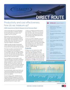 Productivity and cost effectiveness: how do we measure up? SPRING 2011 Volume 6, Issue 1  1
