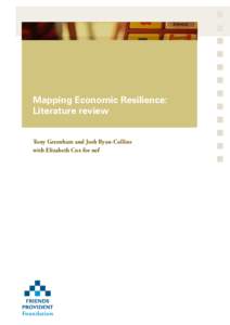 Mapping Economic Resilience: Literature review