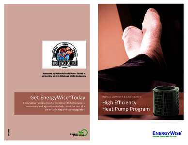 Sponsored by Nebraska Public Power District in partnership with its Wholesale Utility Customers. Get EnergyWise Today SM