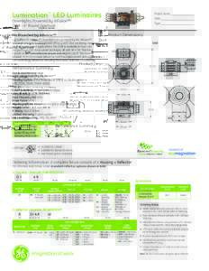 GE Lumination DI4R Series — SpecSheet | IND085