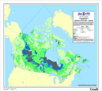 Atlas of Canada 6th Edition (archival version) Distribution of Freshwater — Wetlands Wetlands are lands permanently or temporarily submerged or permeated by water, and characterized by plants adapted to saturated-soil 