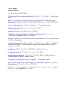 Law / Adrian Vermeule / United States Constitution / United States
