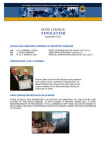 AUG STATE COUNCIL NEWSLETTER