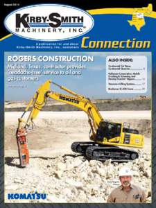 AugustA publication for and about Kirby-Smith Machinery, Inc., customers  ROGERS CONSTRUCTION