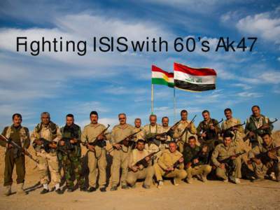Fighting ISIS with 60’s Ak47  the fronline in Taza, the place is south of Kirkuk the fronline in Taza