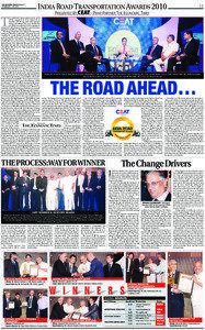 INDIA ROAD TRANSPORTATION AWARDS[removed]THE ECONOMIC TIMES MUMBAI *
