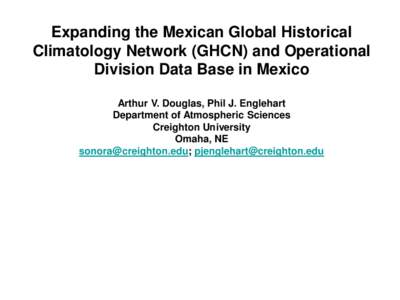 Precipitation / Rain / Climate / CLIMAT / Climatology / Water supply and sanitation in Mexico / Meteorology / Atmospheric sciences / Earth