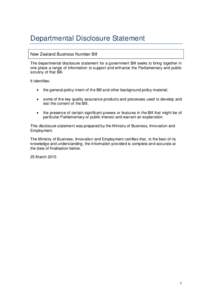 Microsoft Word - NZBN Bill Disclosure Statement Final 25 Mar 15 (2)
