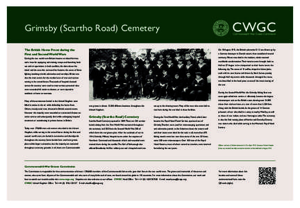 Grimsby Cem_Layout[removed]:56 Page 1  Grimsby (Scartho Road) Cemetery The British Home Front during the First and Second World Wars