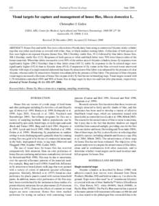 152  June 2006 Journal of Vector Ecology