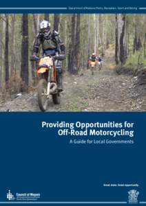 Providing Opportunities for Off-Road Motorcycling