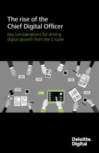 The rise of the Chief Digital Officer Key considerations for driving digital growth from the C-suite  CEO