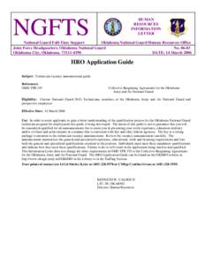 Microsoft Word - HR Infor Ltr 06-03, HRO Application Guide.doc