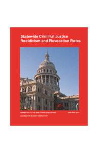 Update on Statewide Criminal Justice Recidivism Rates