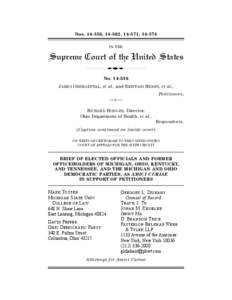 Nos, 14-562, 14-571, d IN THE  Supreme Court of the United States