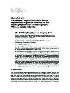 Hindawi Publishing Corporation Mathematical Problems in Engineering Volume 2012, Article ID[removed], 19 pages doi:[removed][removed]Research Article