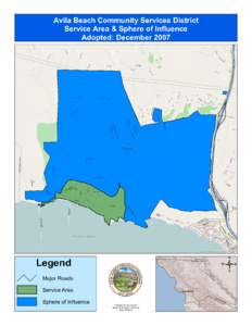 Avila Beach Community Services District Service Area & Sphere of Influence Adopted: December 2007 CA ST ILL