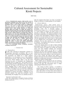 Microsoft Word - Antin - Cultural Assessment for Sustainable Kiosk Projects…
