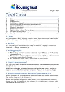 Policy ID # TM30  Tenant Charges[removed].
