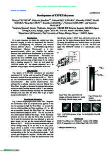 Photon Factory Activity Report 2002 #20 Part BSurface and Interface 2A/2001G312  Development of EXPEEM system