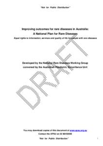 Microsoft Word - Rare diseases National Plan-Final Draft19-01-10