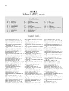 369  INDEX Volume[removed]New Series