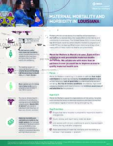 MATERNAL MORTALITY AND MORBIDITY IN LOUISIANA Overcoming the Distance Challenge in Zambia: TheDID Maternity
