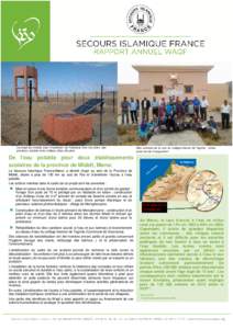 rapport annuel des waqf Maroc Eau VF