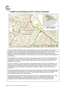 Redhill and Northbourne 2011 Census Factsheet  The ward of Redhill and Northbourne has a resident population of 9,697 and 4,160 households with an average household size of 2.3. The ward is slightly less densely populate