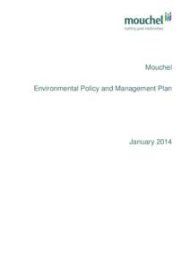 Mouchel Environmental Policy and Management Plan January 2014  Mouchel
