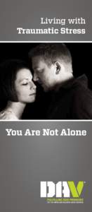 Living with Traumatic Stress You Are Not Alone  2
